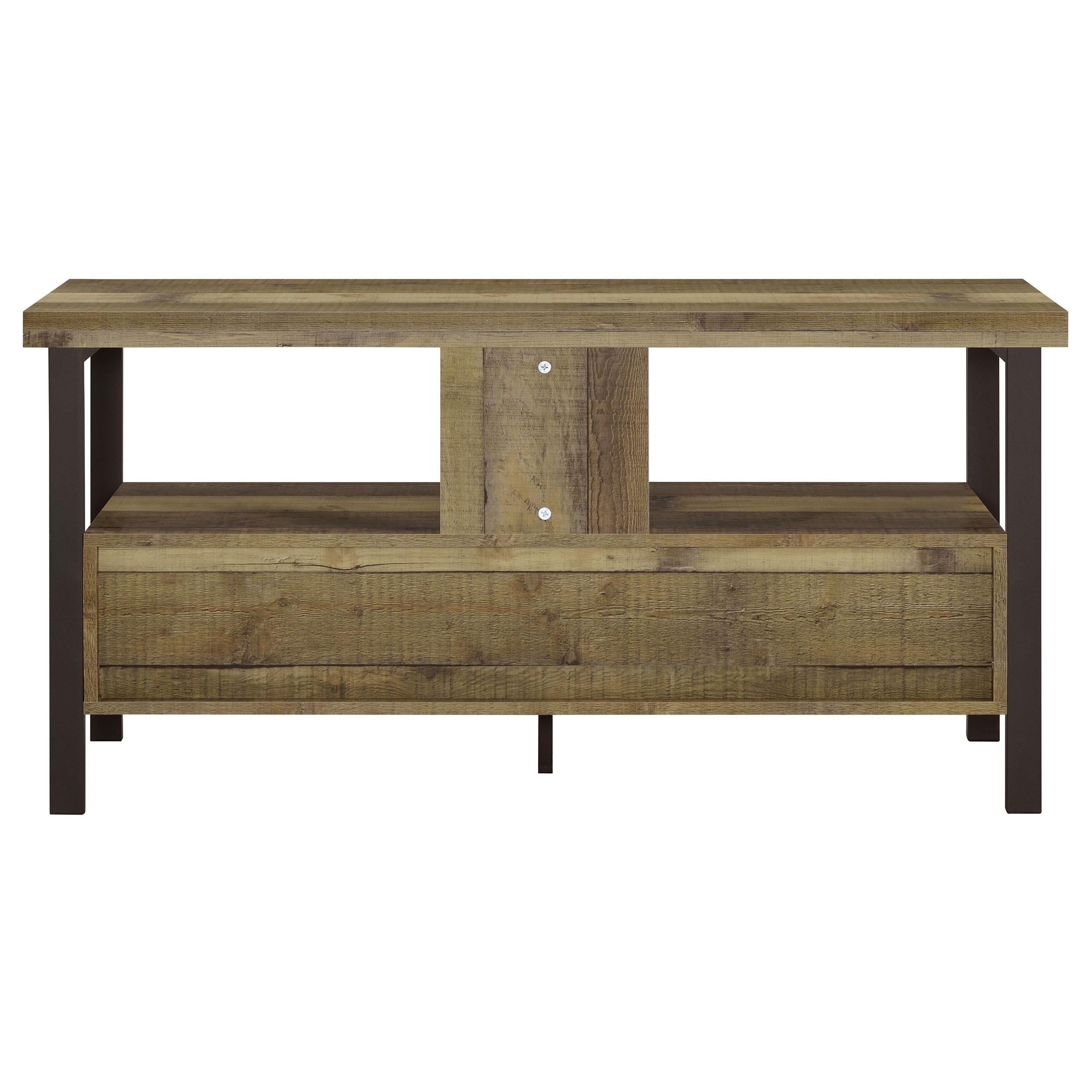 Ruston 2-drawer Engineered Wood 48" TV Stand Weathered Pine
