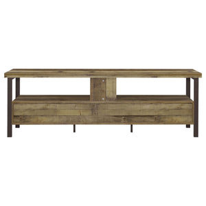 Consola para TV Ruston de 71" con 3 cajones, pino desgastado