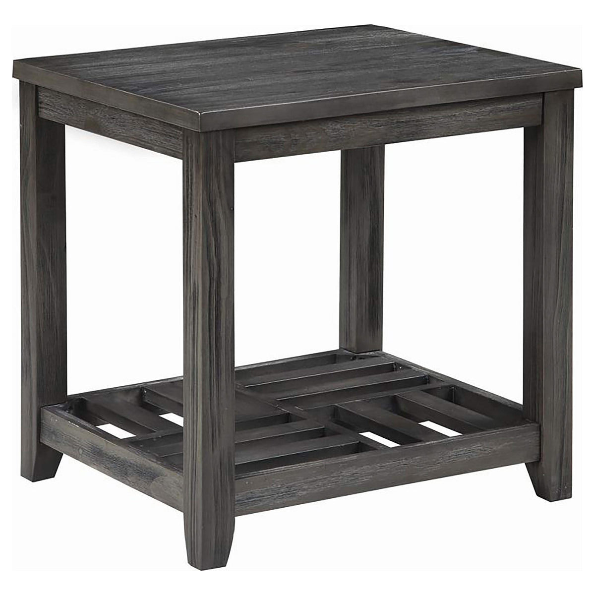 Juego de mesa auxiliar y de centro elevable de 3 piezas Cliffview, gris