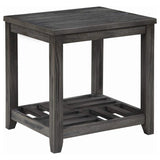 Juego de mesa auxiliar y de centro elevable de 3 piezas Cliffview, gris