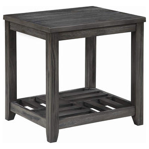 Juego de mesa auxiliar y de centro elevable de 3 piezas Cliffview, gris