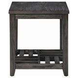 Juego de mesa auxiliar y de centro elevable de 3 piezas Cliffview, gris