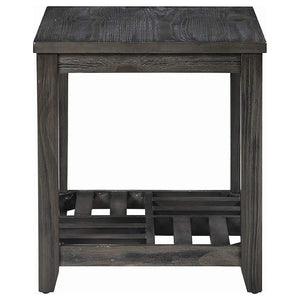 Juego de mesa auxiliar y de centro elevable de 3 piezas Cliffview, gris