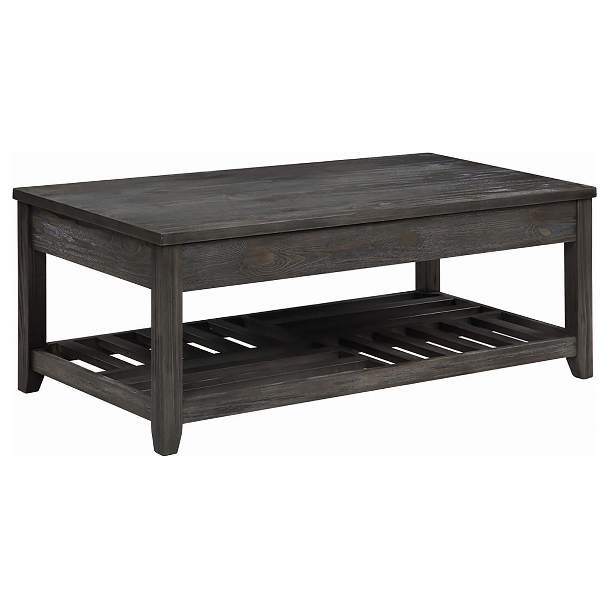 Juego de mesa auxiliar y de centro elevable de 3 piezas Cliffview, gris