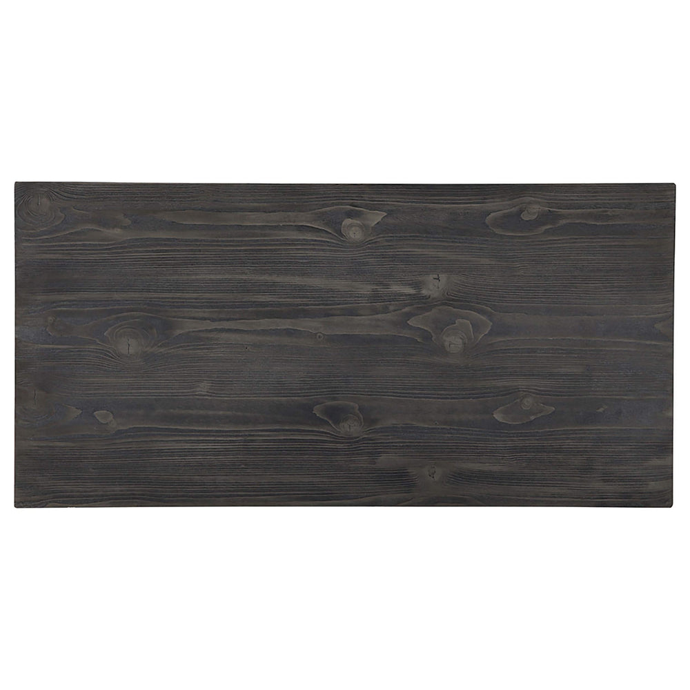 Mesa de centro elevable rectangular de madera Cliffview, color gris