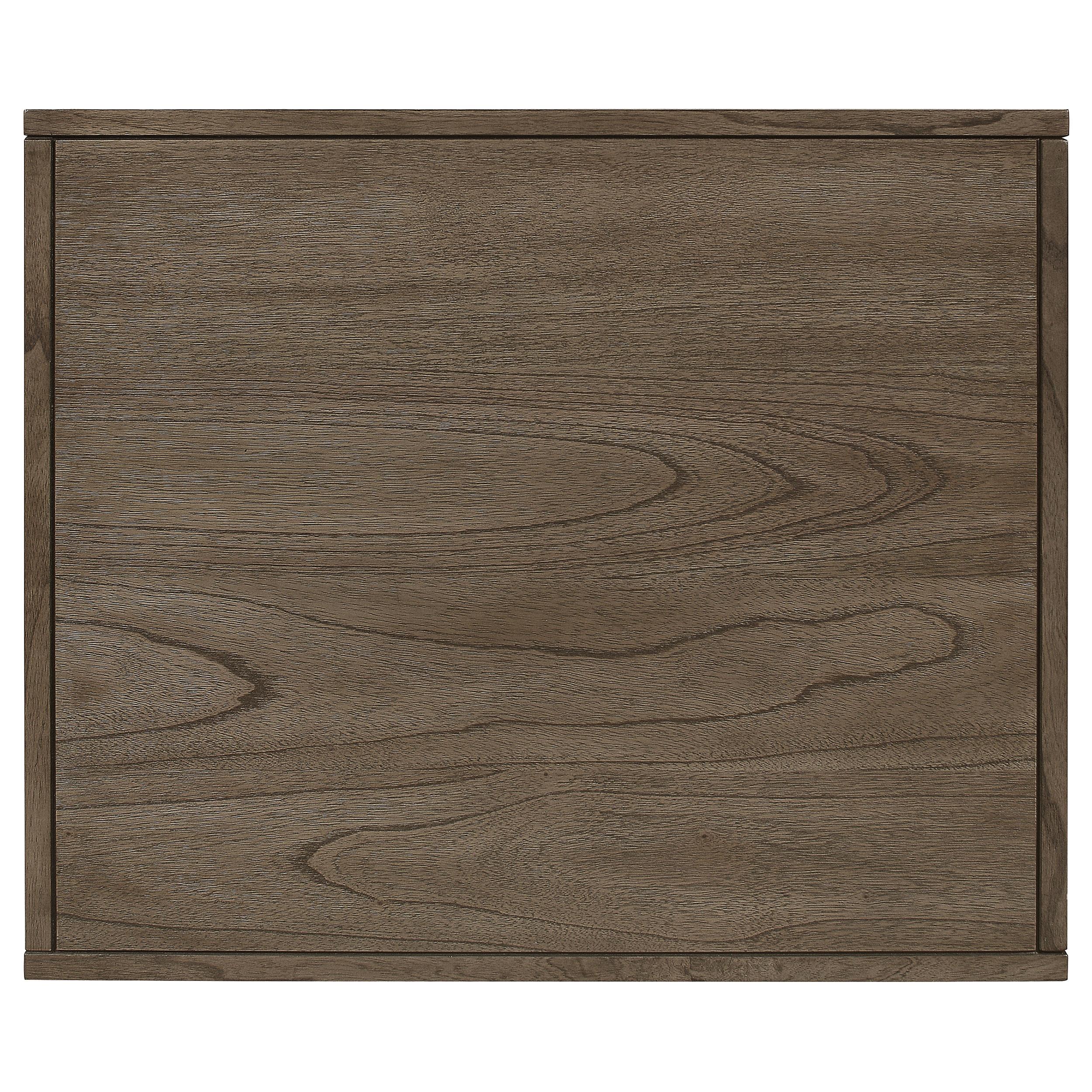 Owen 1-drawer Rectangular Side End Table Wheat Brown