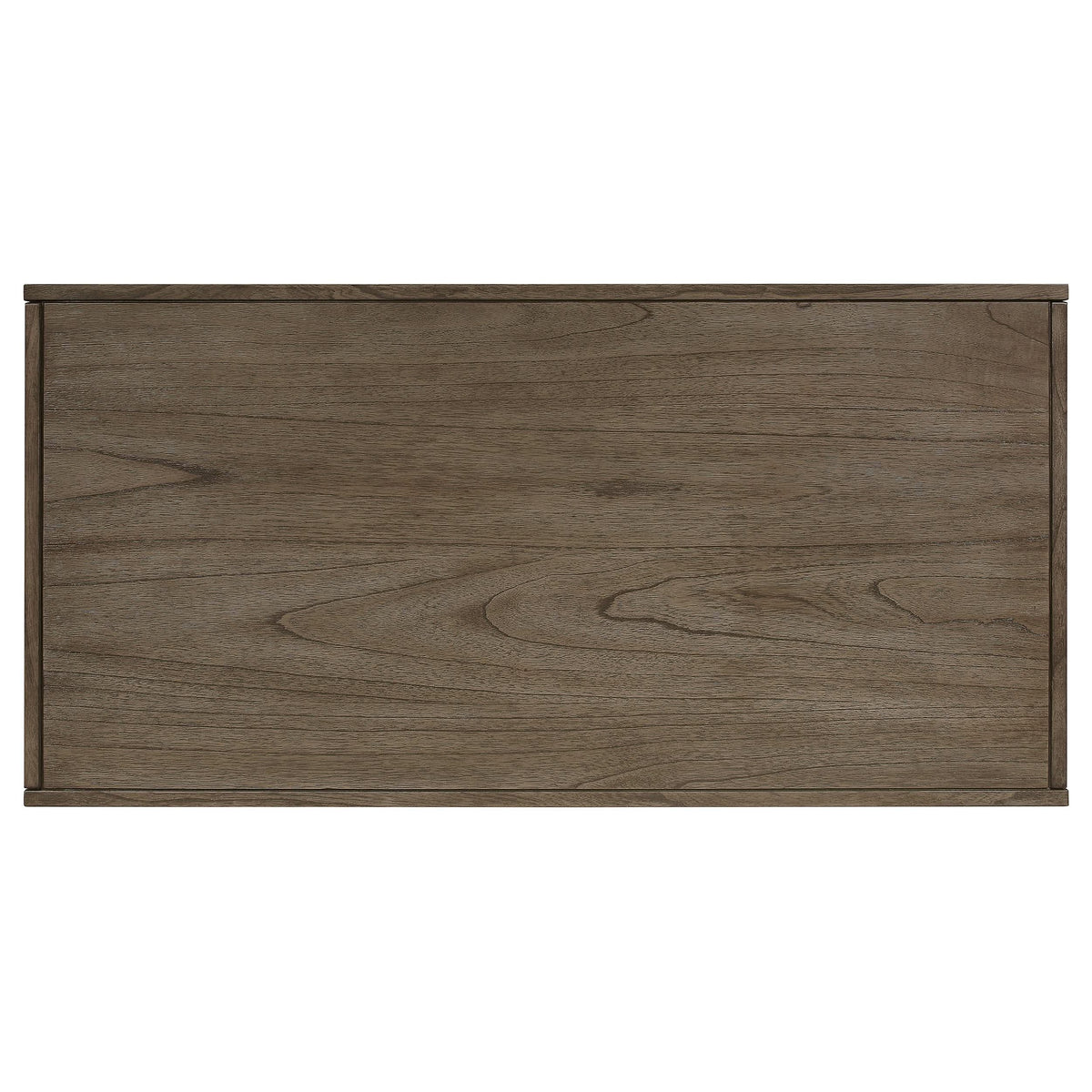 Mesa de centro rectangular Owen con almacenamiento oculto en marrón trigo