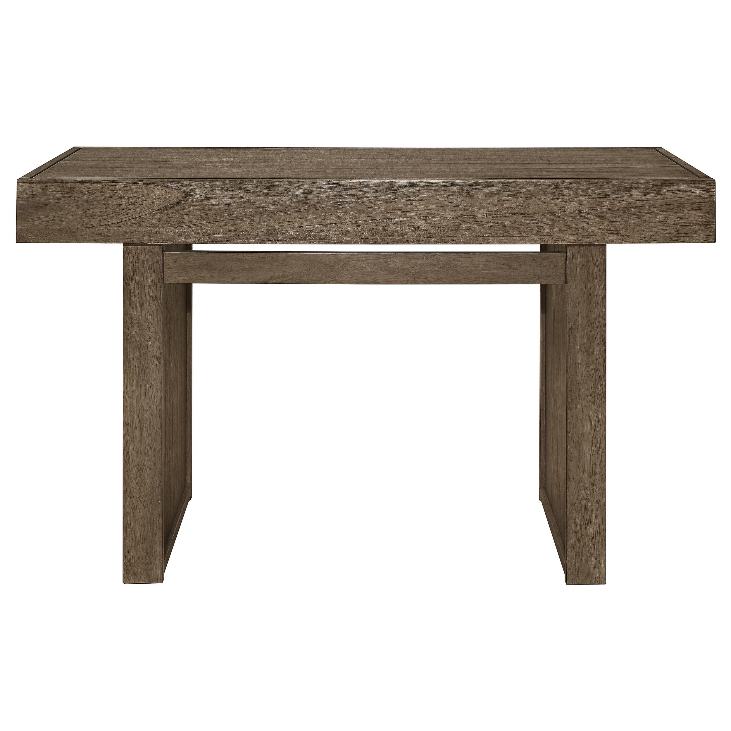 Owen 2-drawer Rectangular Wood Console Table Wheat Brown