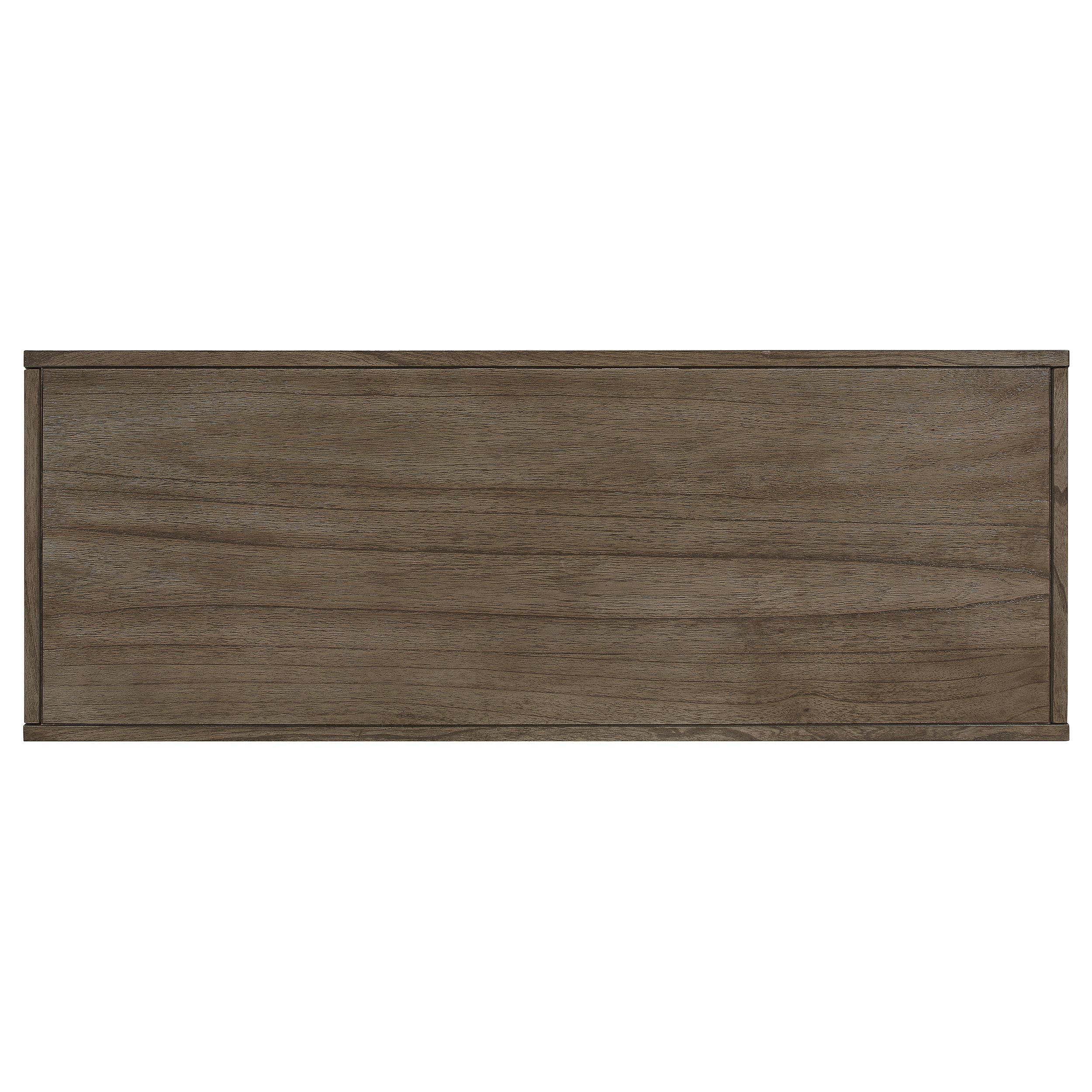 Owen 2-drawer Rectangular Wood Console Table Wheat Brown