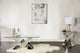 Taffeta 2-piece Mirrored Coffee and End Table Set Silver