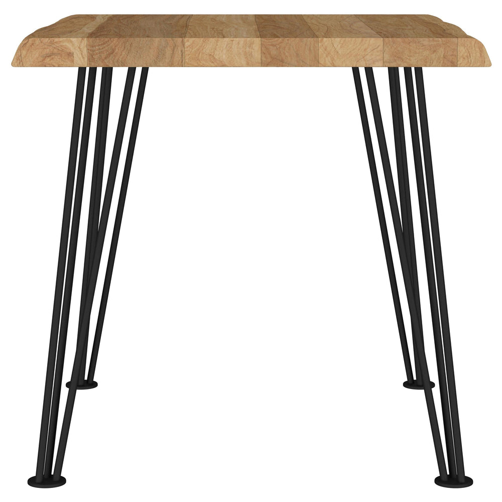 Juego de mesa de centro y auxiliar rectangular de 3 piezas Zander, color natural