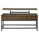 Mesa de centro elevable Byers Engineered Wood de roble marrón