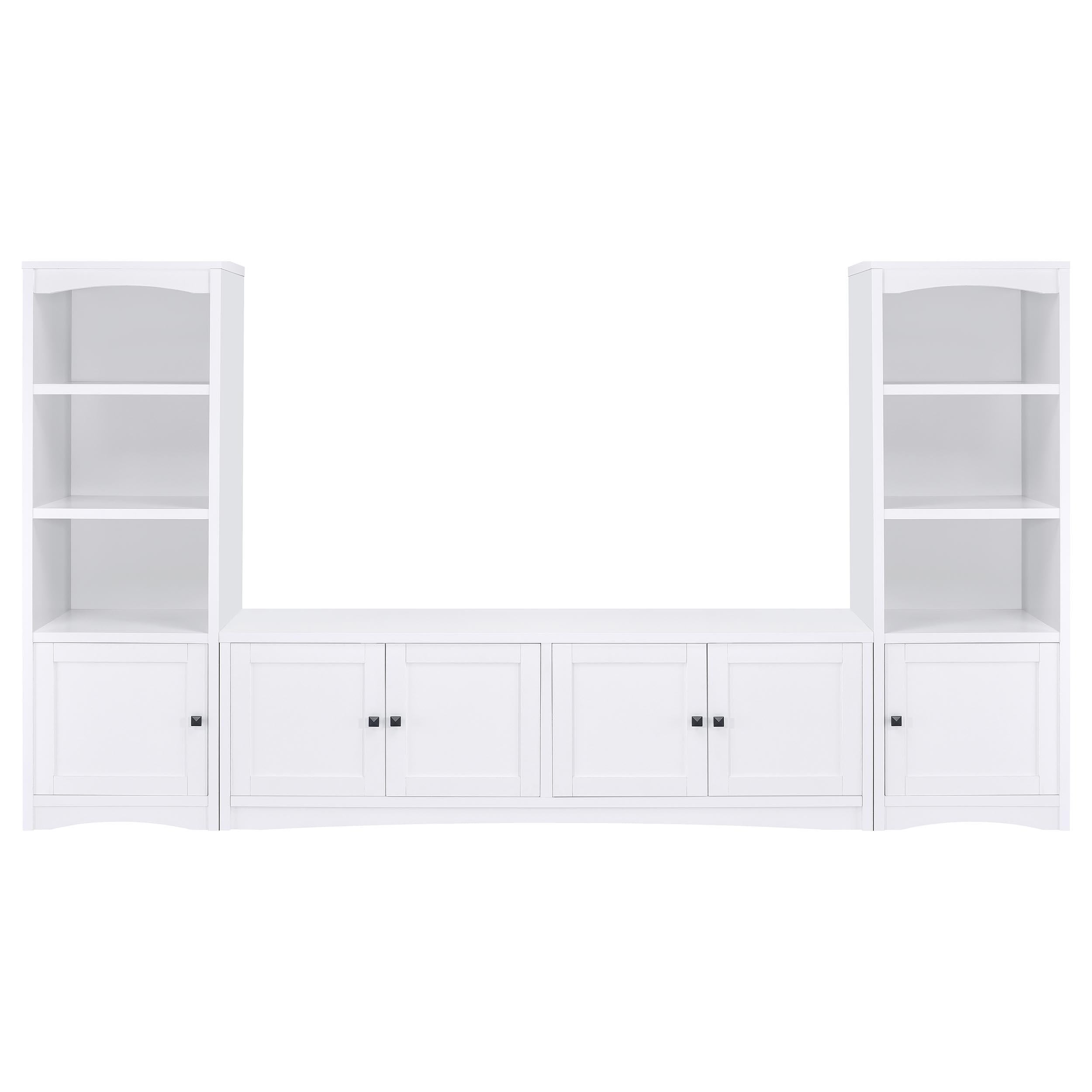 Laughlin 3-piece Entertainment Center TV Stand White