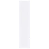Torre multimedia Laughlin de 3 estantes de madera de ingeniería, color blanco