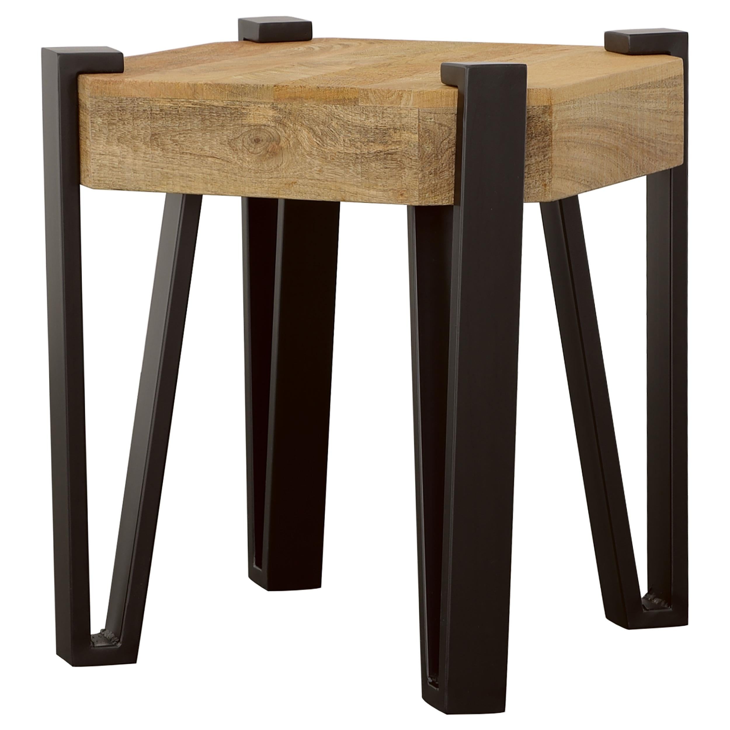 Winston Square Wood Top Side End Table Natural