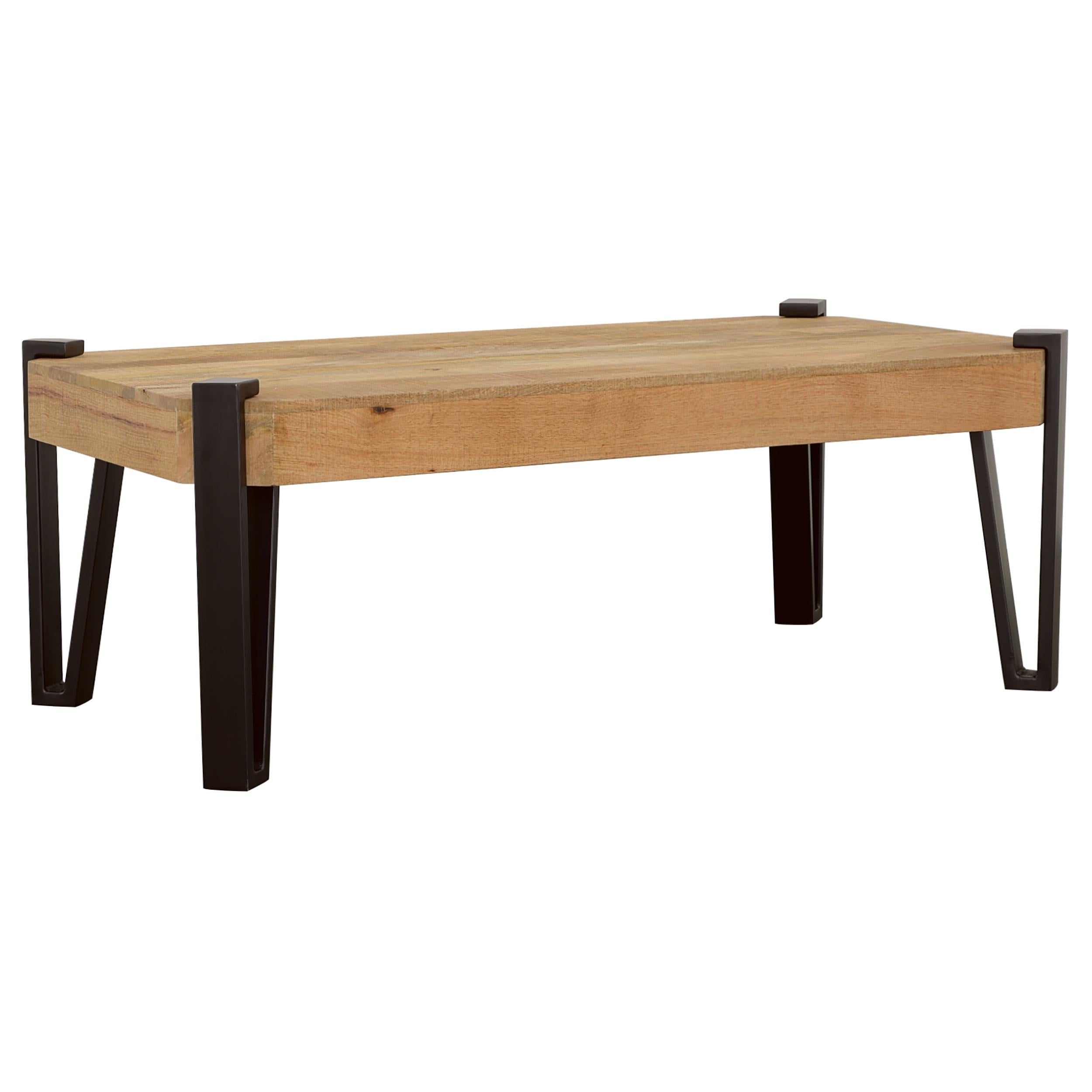 Winston Rectangular Wood Top Coffee Table Natural