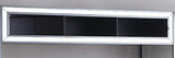 Puente de 3 compartimentos de titanio negro y plata