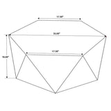 Zalika Hexagonal Solid Mango Wood Coffee Table Natural