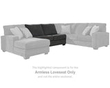 Tracling Armless Loveseat