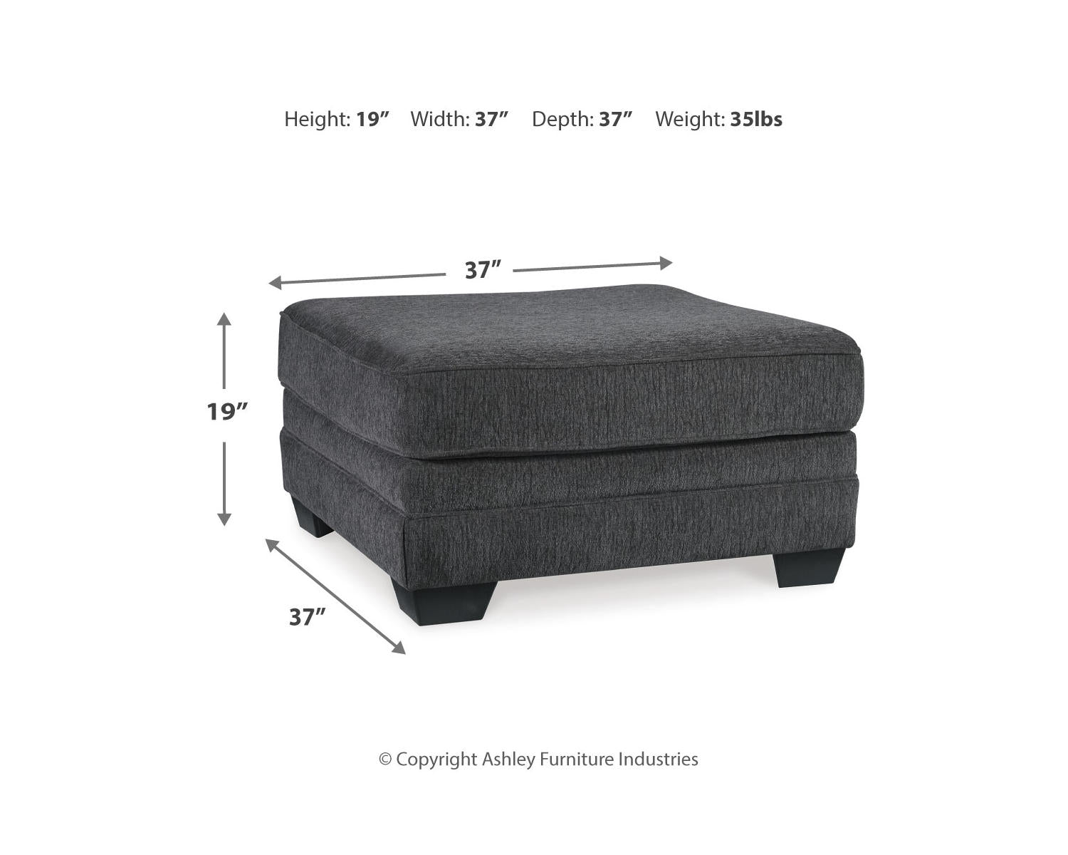 Tracling Oversized Ottoman