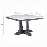 Mesa de comedor cuadrada Yabeina