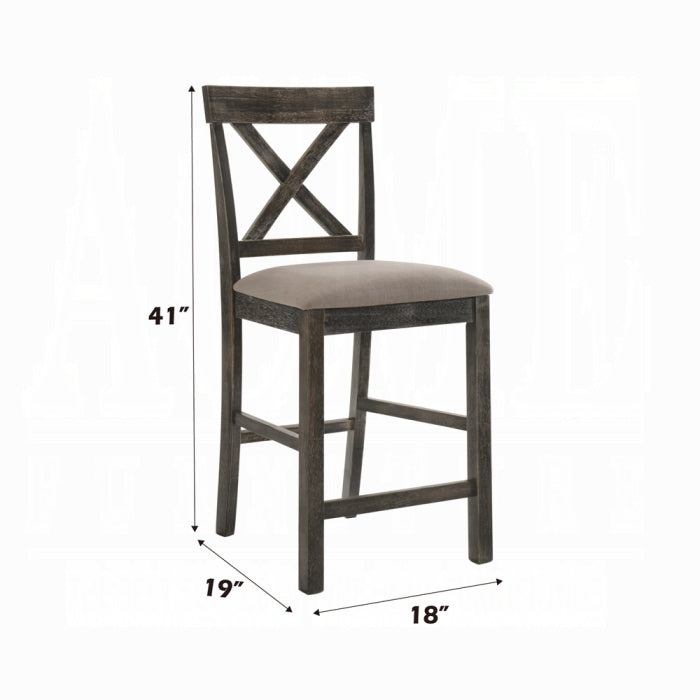 Martha II Counter Height Chair (Set-2)