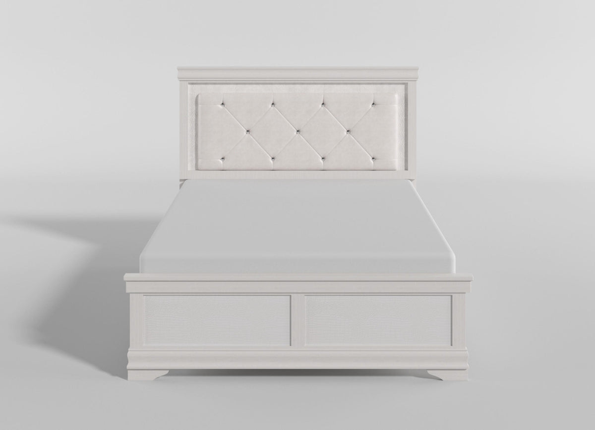 Twin Bed with LED Lighting