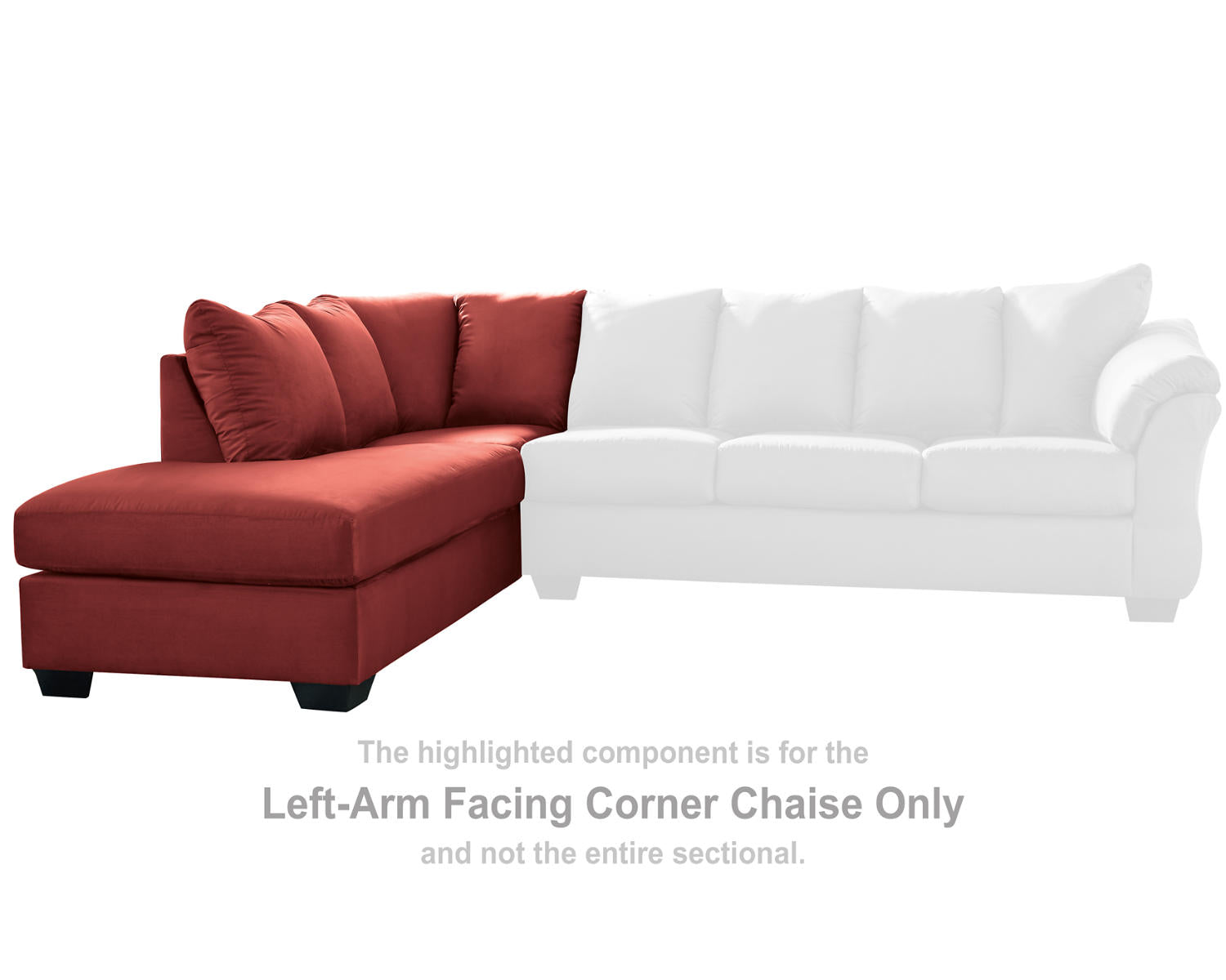 Darcy Left-Arm Facing Corner Chaise