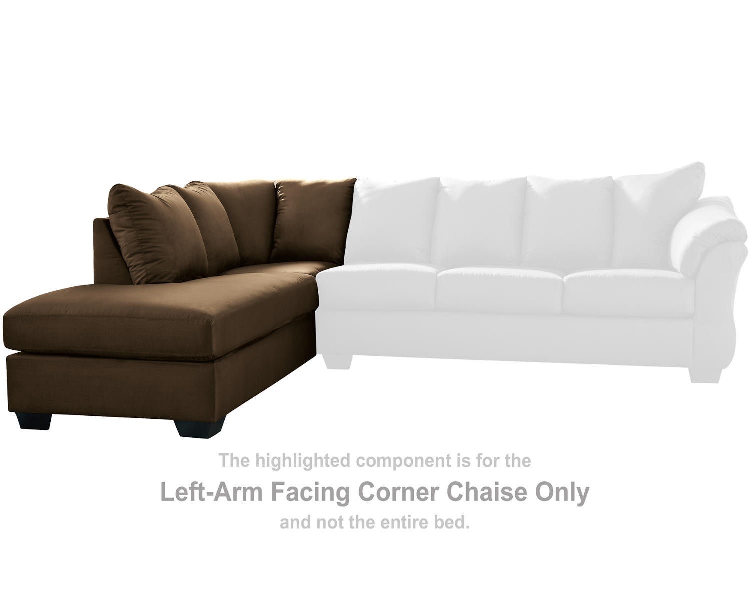 Darcy Left-Arm Facing Corner Chaise