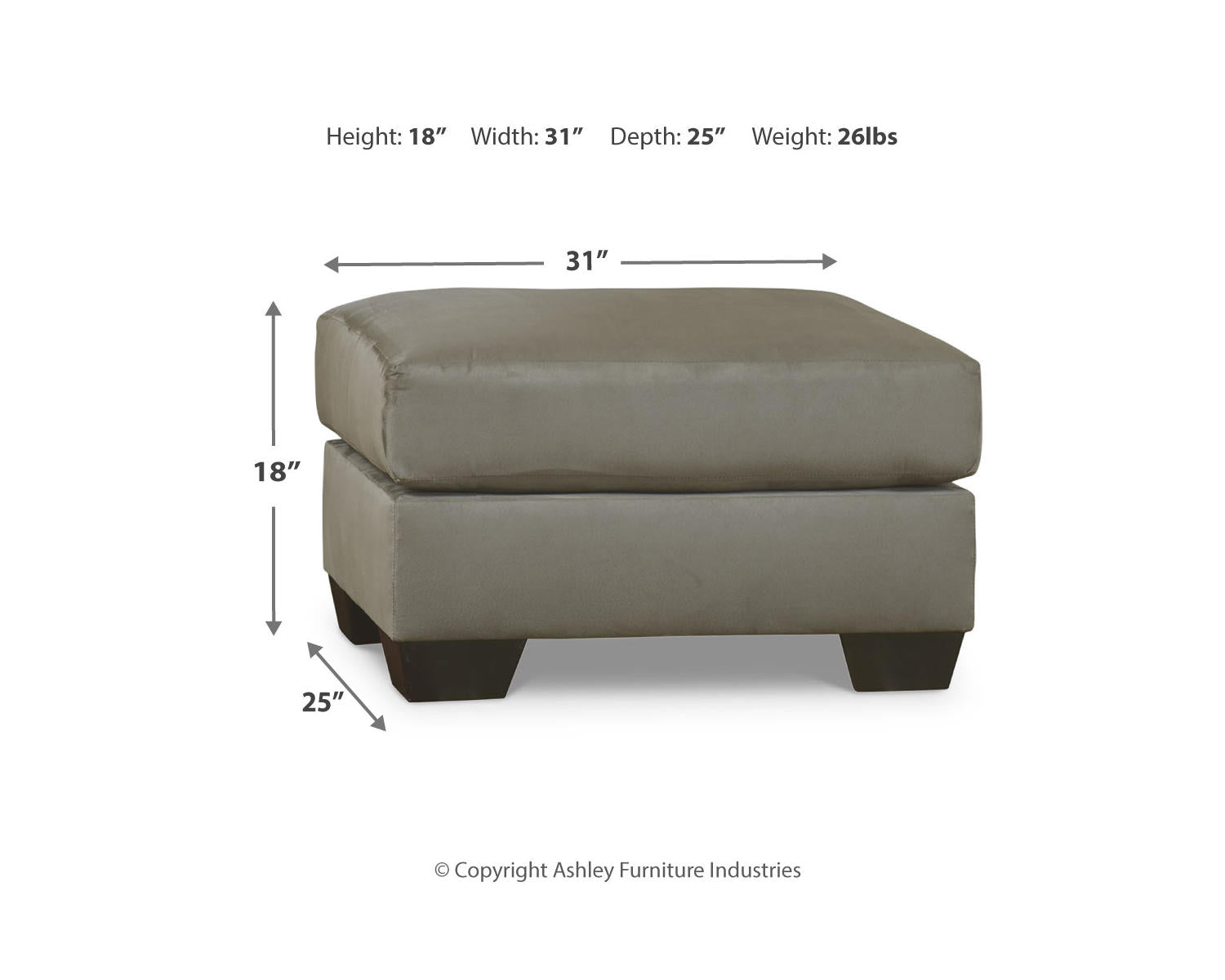 Darcy Sofa, Chair and Ottoman