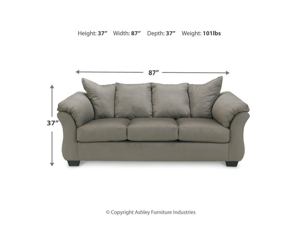 Sofá, loveseat, silla y otomana Darcy