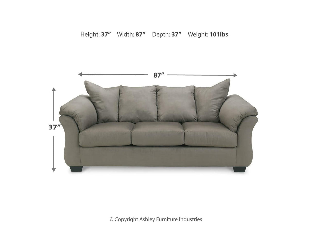 Sofá, loveseat, silla y otomana Darcy