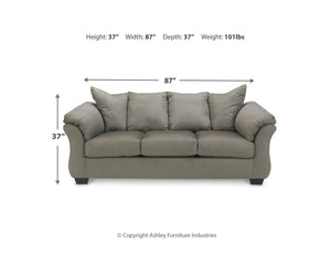 Sofá, loveseat, silla y otomana Darcy
