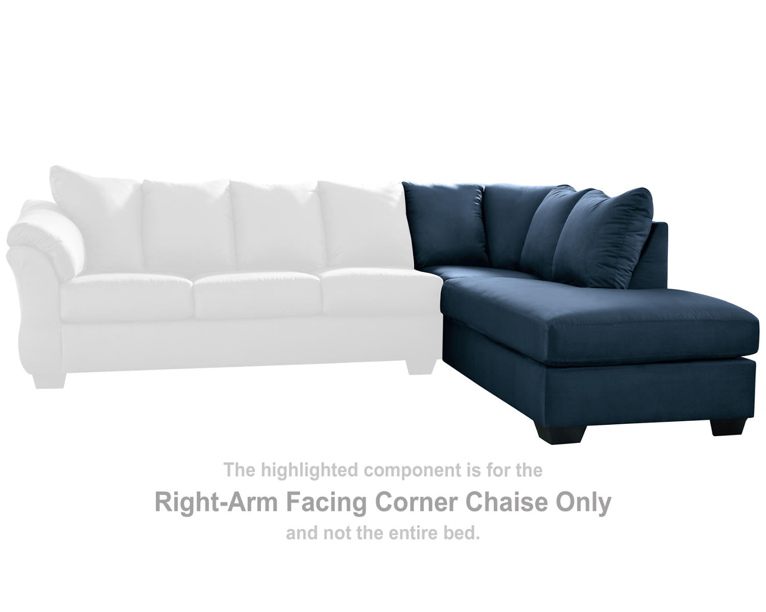 Darcy Right-Arm Facing Corner Chaise