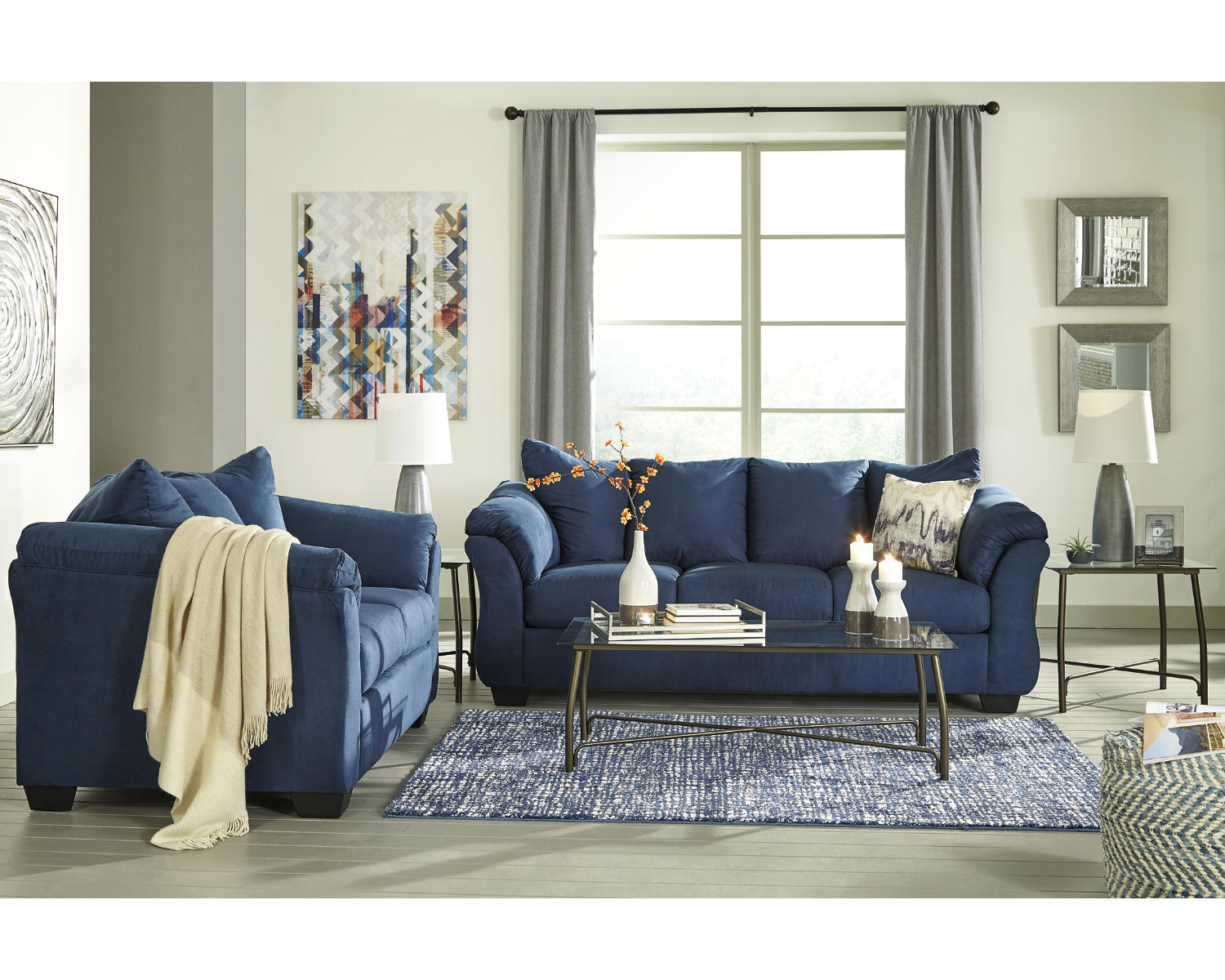 Darcy Sofa and Loveseat