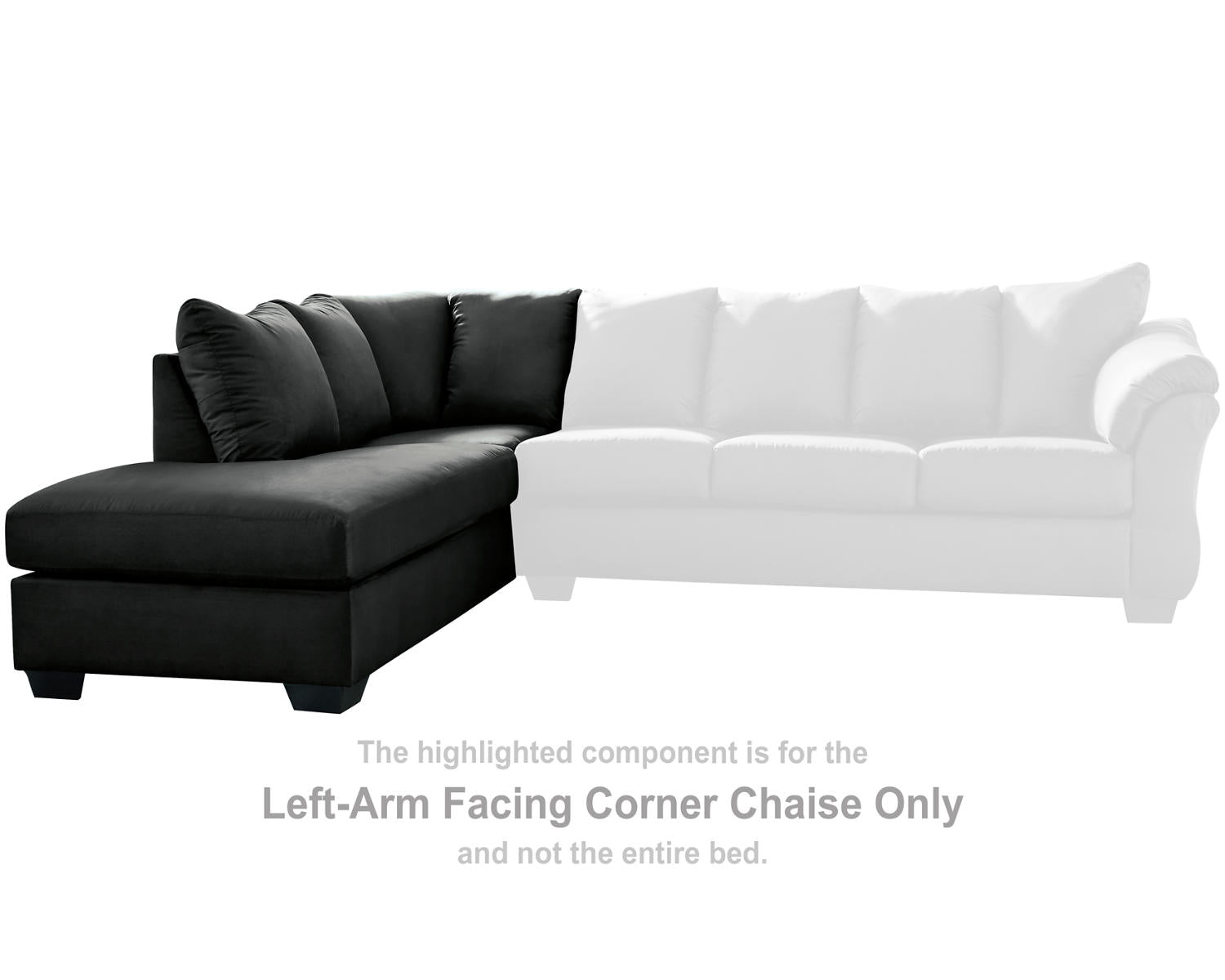 Darcy Left-Arm Facing Corner Chaise