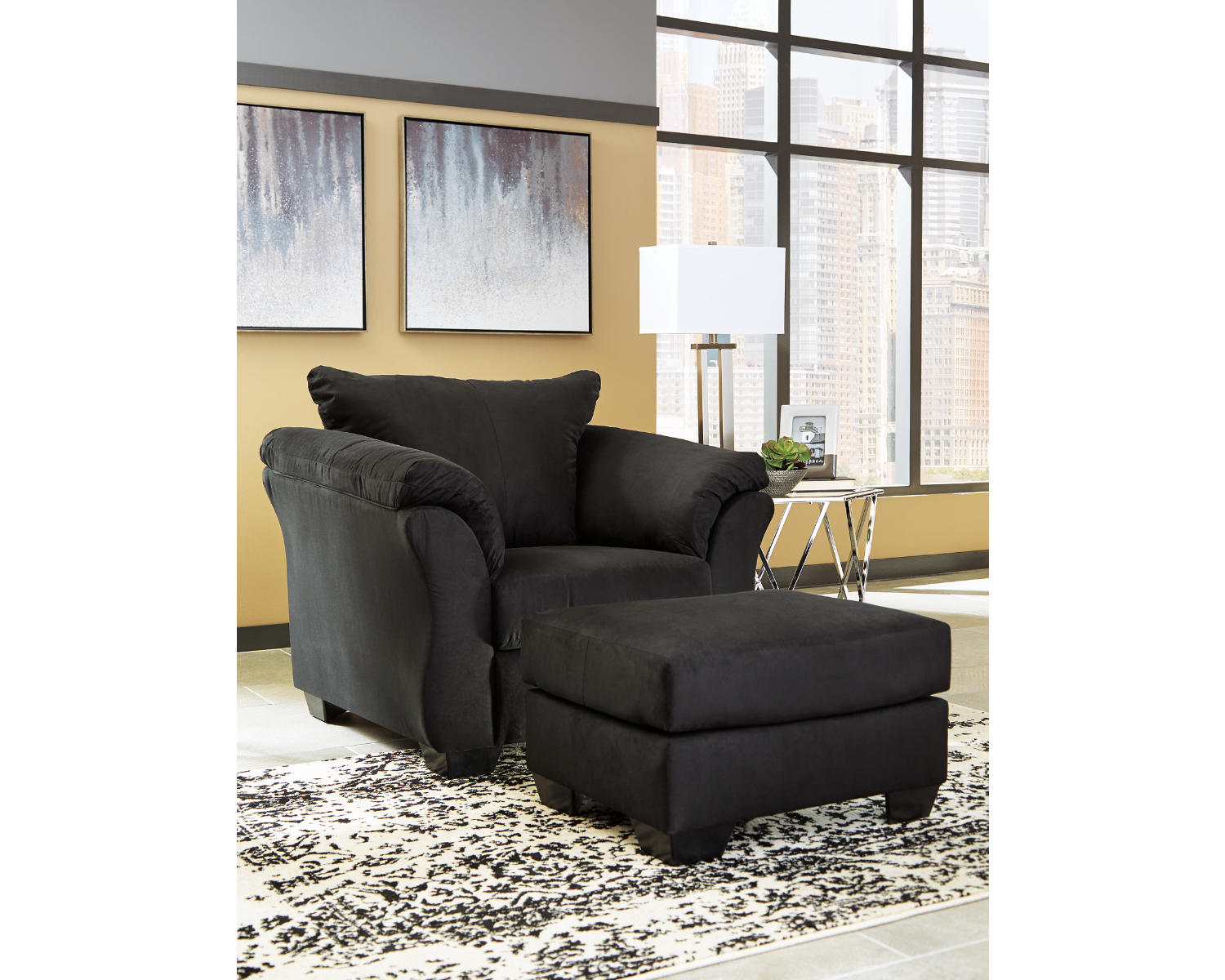 Darcy Chair and Ottoman