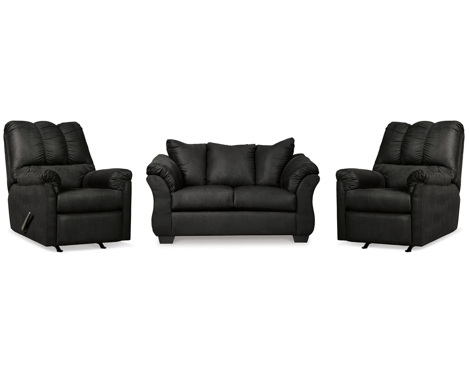 Darcy Loveseat and 2 Recliners