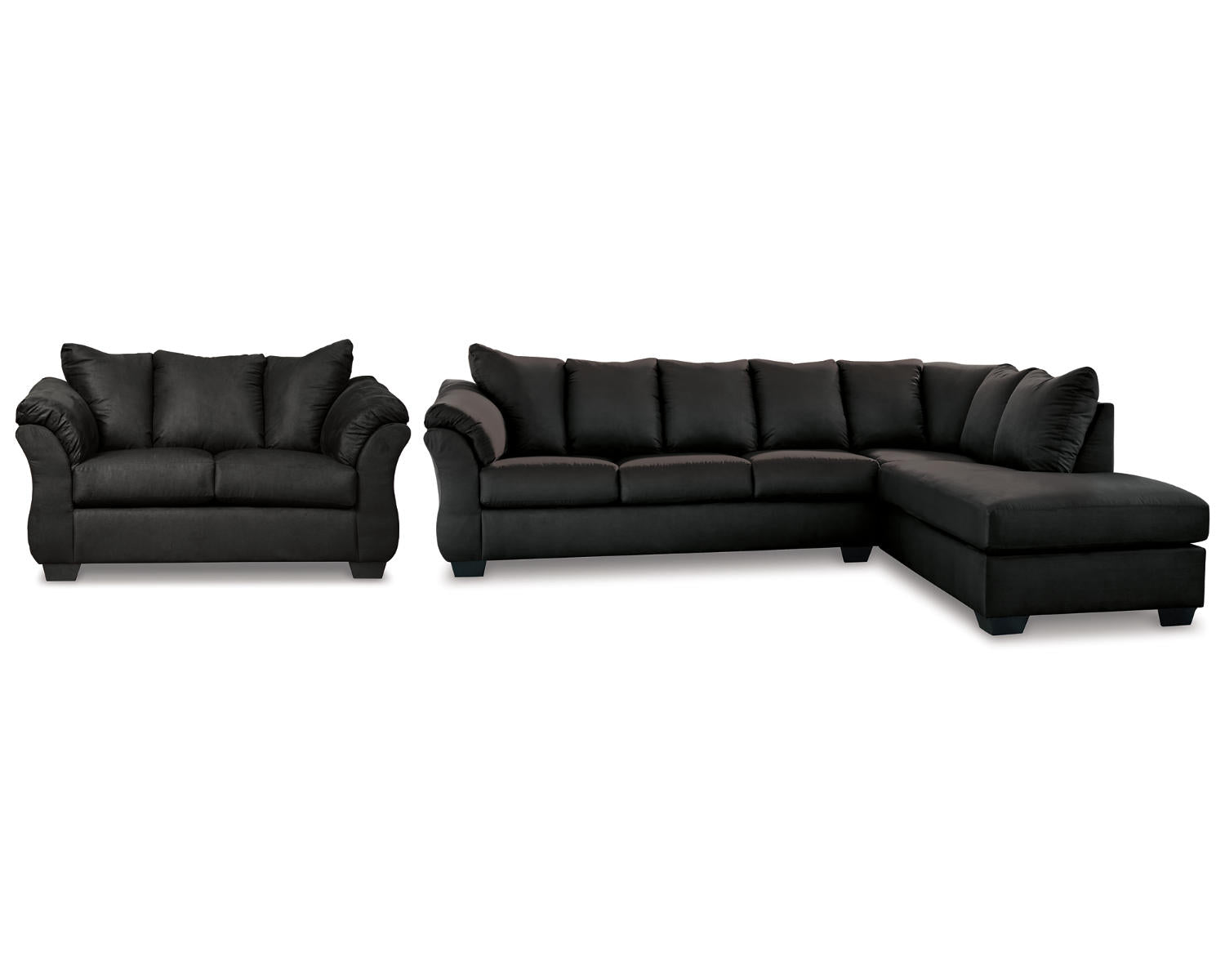 Darcy 2-Piece Sectional and Loveseat