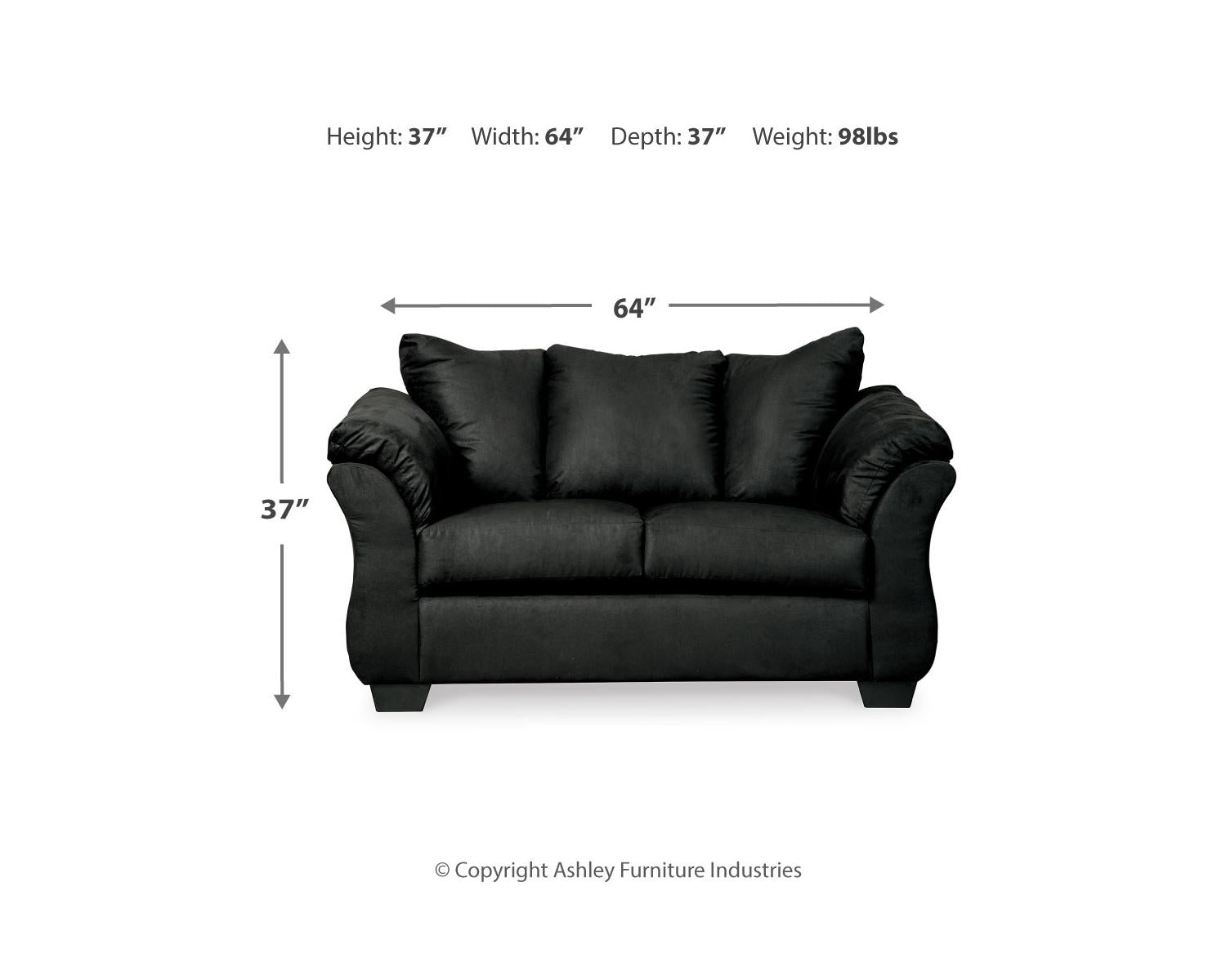 Darcy Loveseat and 2 Recliners