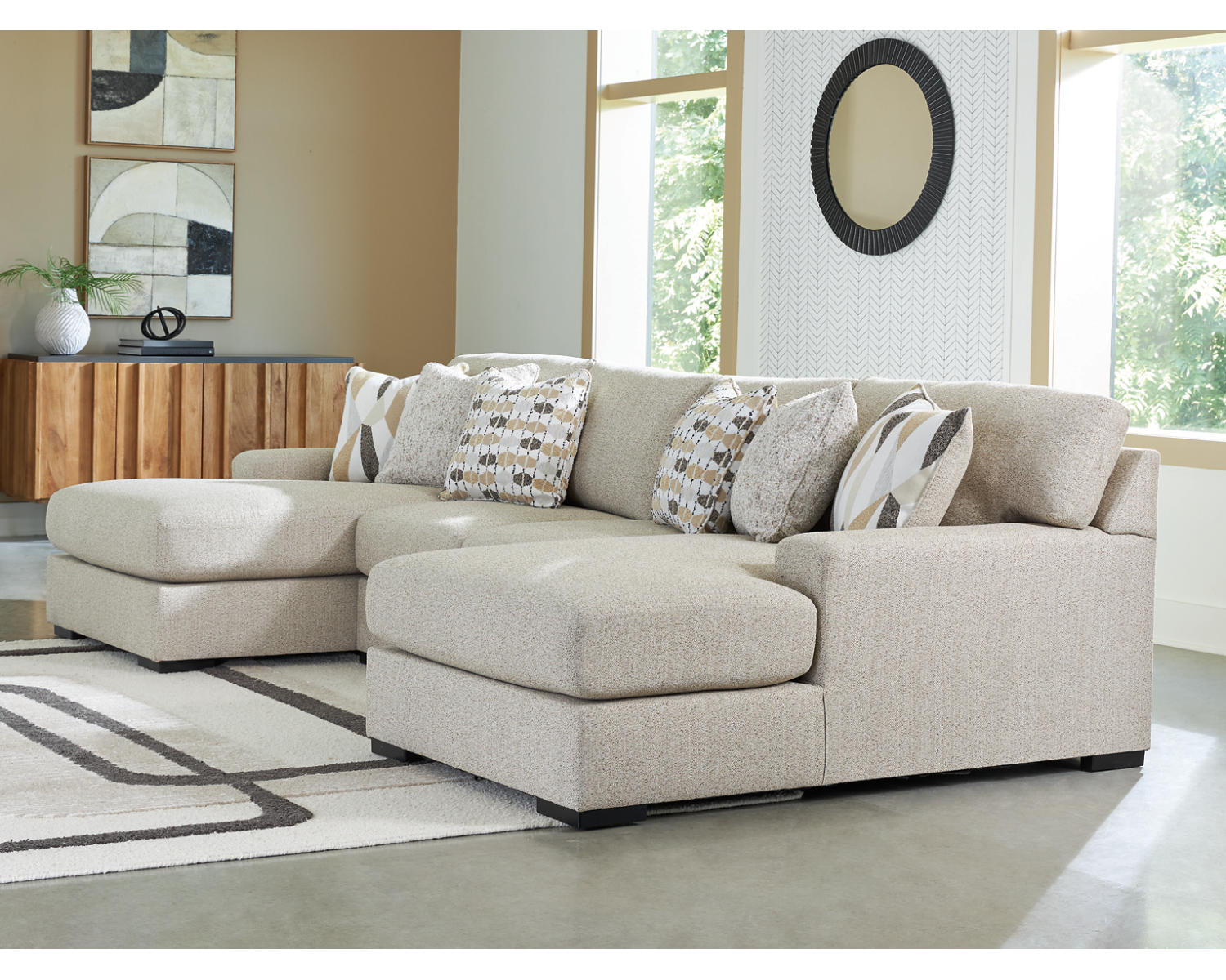 Laurelgrove 3-Piece Double Chaise Sectional