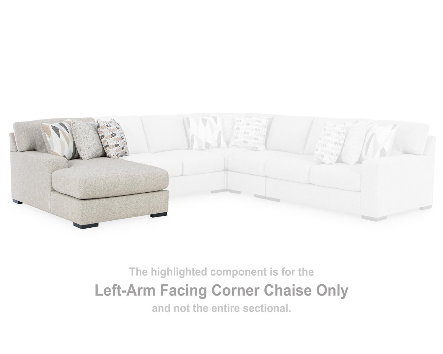 Laurelgrove Left-Arm Facing Corner Chaise