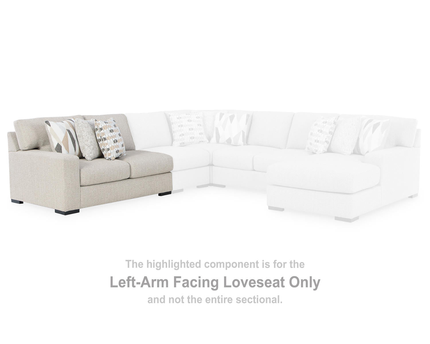 Laurelgrove Left-Arm Facing Loveseat