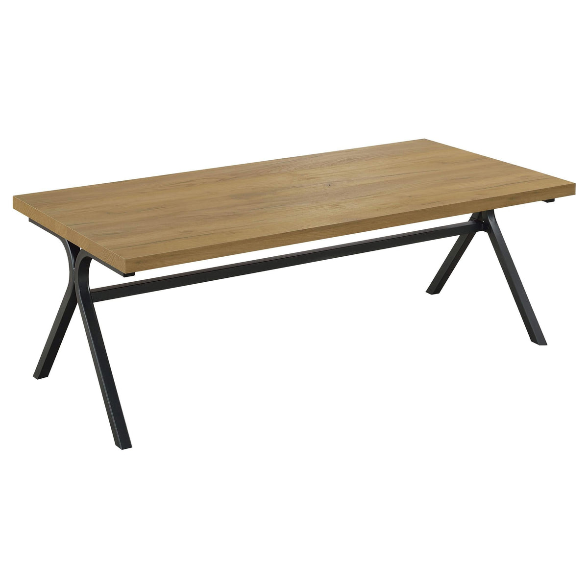 Juego de mesa de centro Colmar de 3 piezas de madera de ingeniería en roble dorado