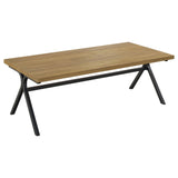 Juego de mesa de centro Colmar de 3 piezas de madera de ingeniería en roble dorado