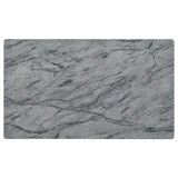 Mesa de centro rectangular de imitación de mármol Mozzi en gris y negro