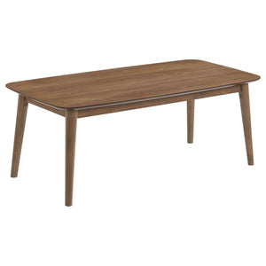 Juego de mesa de centro rectangular Radley de 3 piezas en nogal natural