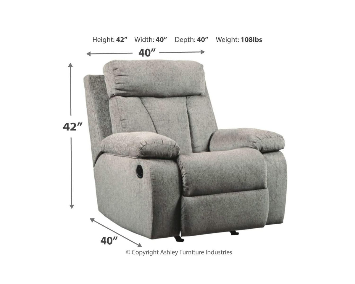 Sofá reclinable y sillón reclinable Mitchiner
