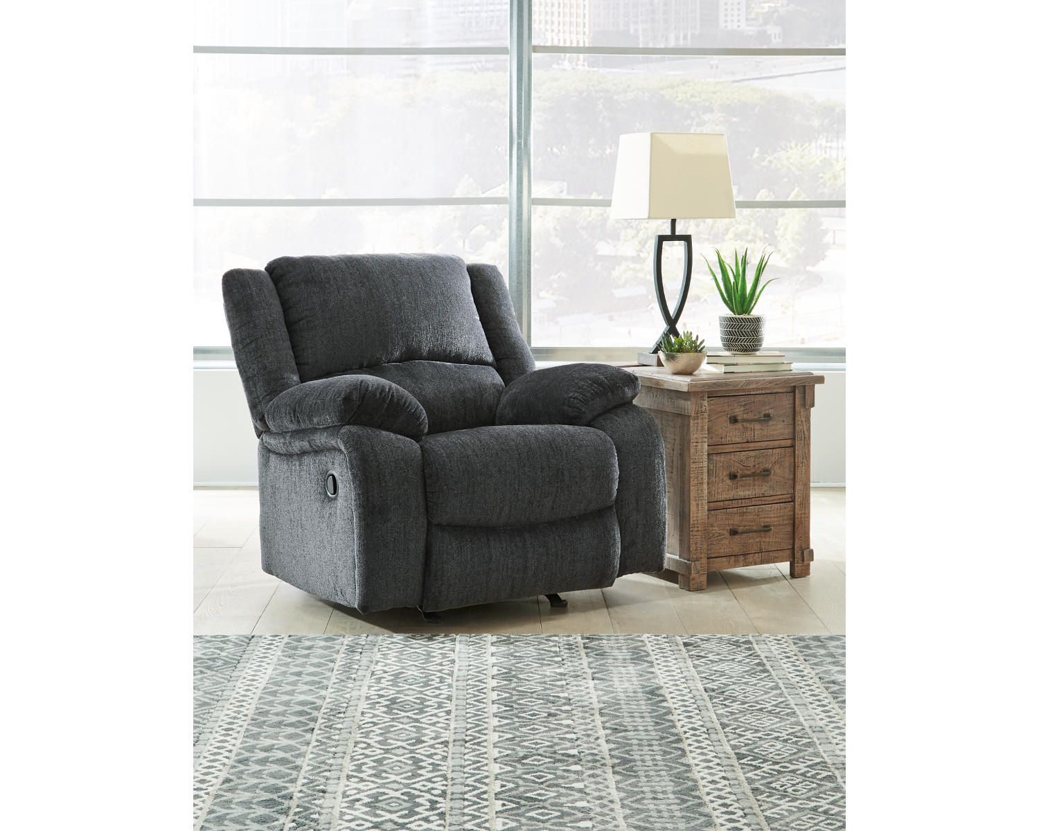 Draycoll Reclining Loveseat and 2 Recliners