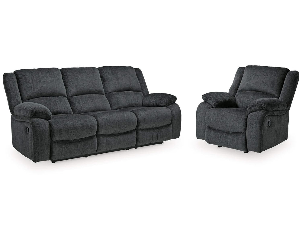 Draycoll Reclining Sofa and Recliner